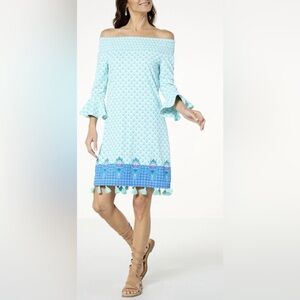 NWT - Large- Cabana Life off the shoulder dress